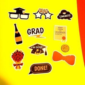 3/$20 brand new 10pcs waterproof stickers